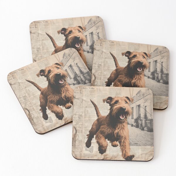 Item preview, Vintage looking Irish Terrier designed and sold by liana campbell.