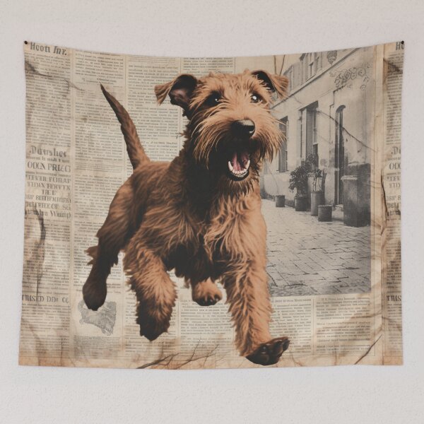 Item preview, Vintage looking Irish Terrier designed and sold by liana campbell.