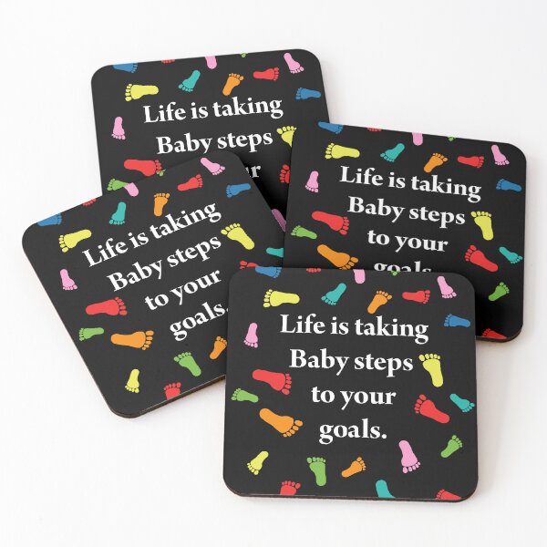 Item preview, Life is taking baby steps to your goals. designed and sold by roztshirts.