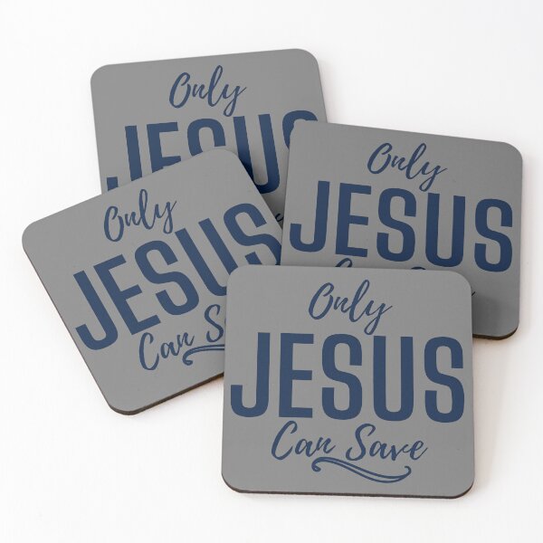 Item preview, Only Jesus Can Save, Blue  Design  designed and sold by MoriaStore.