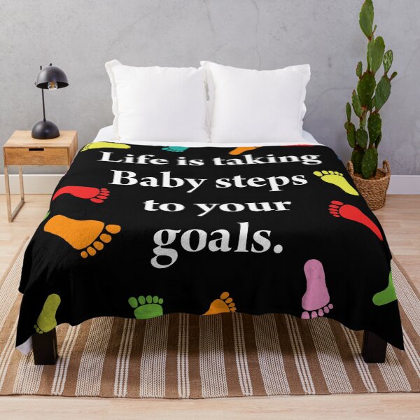 Item preview, Life is taking baby steps to your goals. designed and sold by roztshirts.