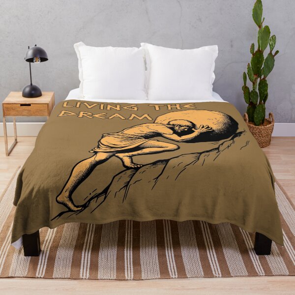 Item preview, Living The Dream - Sisyphus, Greek Mythology Meme designed and sold by SpaceDogLaika.