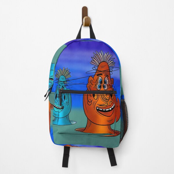 Item preview, Weird Moai type cartoony creatures coming out of the ground.  designed and sold by DaveDanchuk.