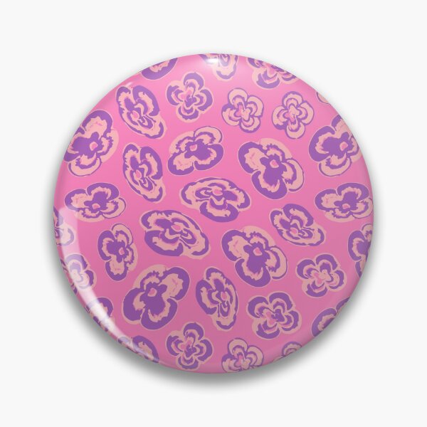 Item preview, FLOATING LILIES Groovy Psychadelic Abstract Floral - Blush Purple on Light Pink - UnBlink Studio by Jackie Tahara designed and sold by Jackie Tahara of UnBlink Studio.