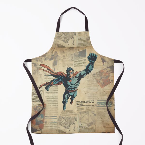 Item preview, Vintage Superhero flying in the sky designed and sold by liana campbell.
