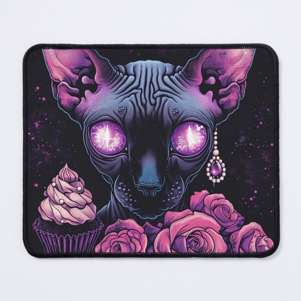 Item preview, Sphynx And A Cupcake designed and sold by Nocturne Paws.