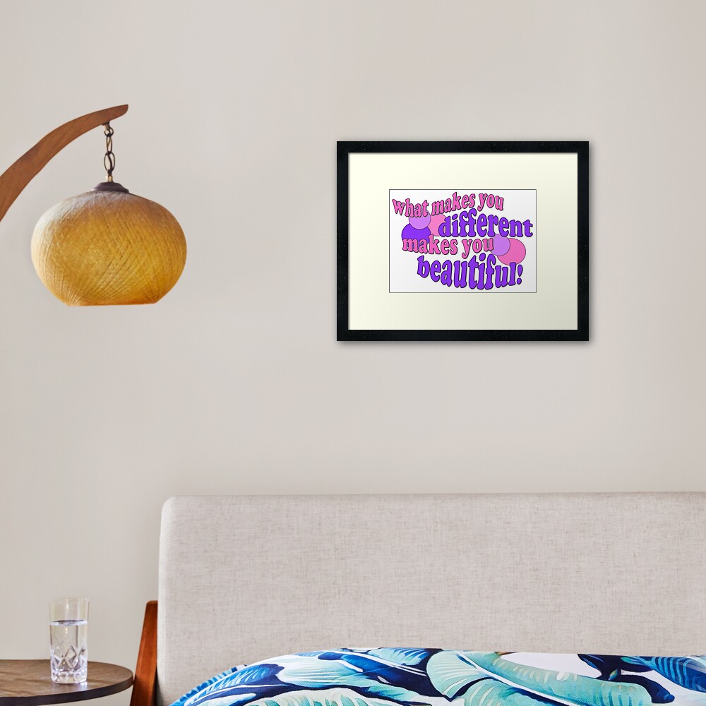 Item preview, Framed Art Print designed and sold by reMARKable-you.