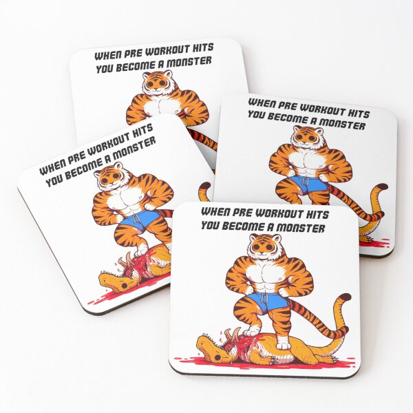 Item preview, When Pre Workout Hits: Muscle Tiger designed and sold by LemuellTrends.