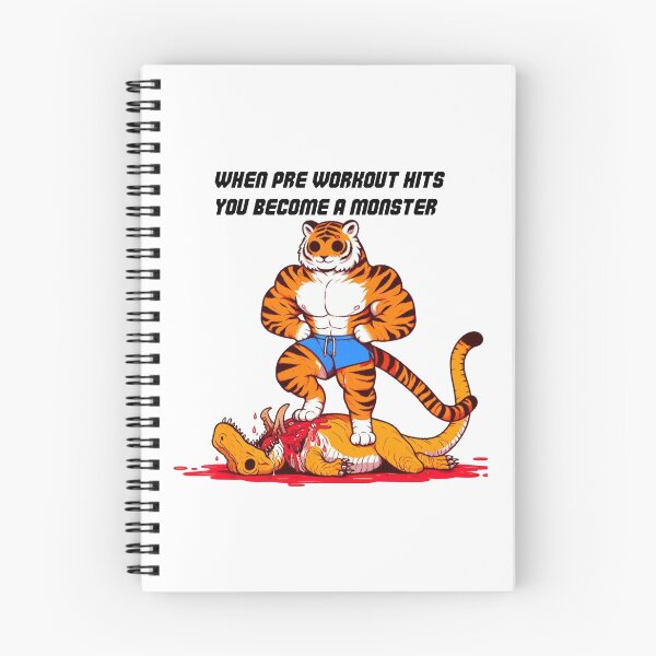 Item preview, When Pre Workout Hits: Muscle Tiger designed and sold by LemuellTrends.