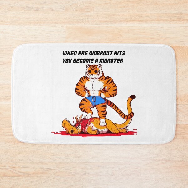 Item preview, When Pre Workout Hits: Muscle Tiger designed and sold by LemuellTrends.
