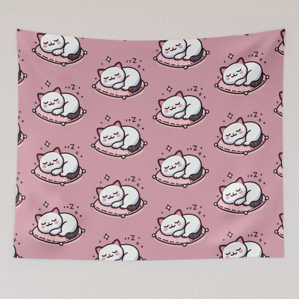 Item preview, Purrfect Nap, Cute Cat Sleeping Clipart, Pets designed and sold by SnuggleSafari.