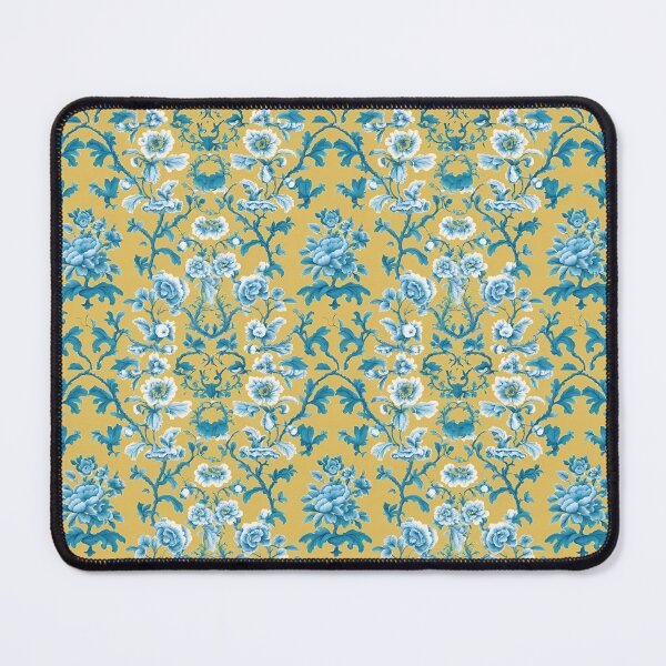 Item preview, Blue and yellow traditional French toile designed and sold by SophieClimaArt.