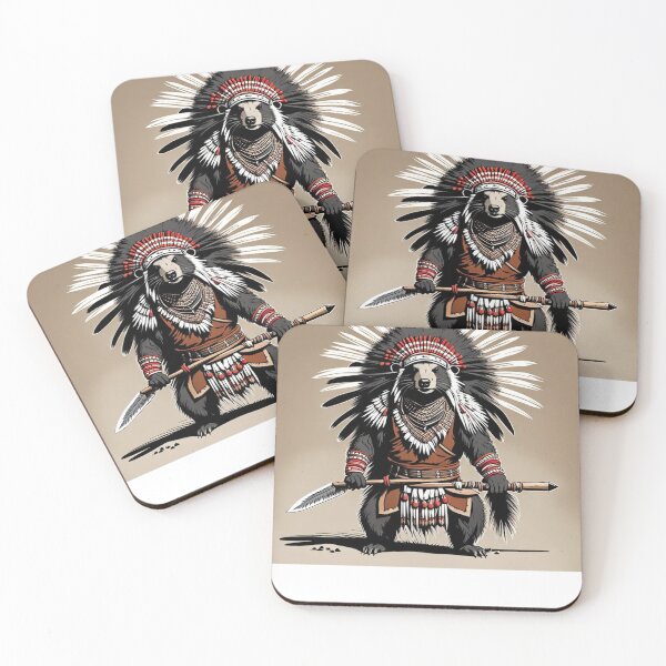 Item preview, Porcupine Warrior designed and sold by Dryden Stewart Enterprises.