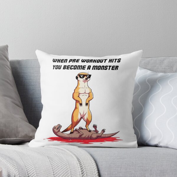 Item preview, When Pre Workout Hits: Muscle Meerkat designed and sold by LemuellTrends.