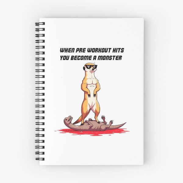 Item preview, When Pre Workout Hits: Muscle Meerkat designed and sold by LemuellTrends.
