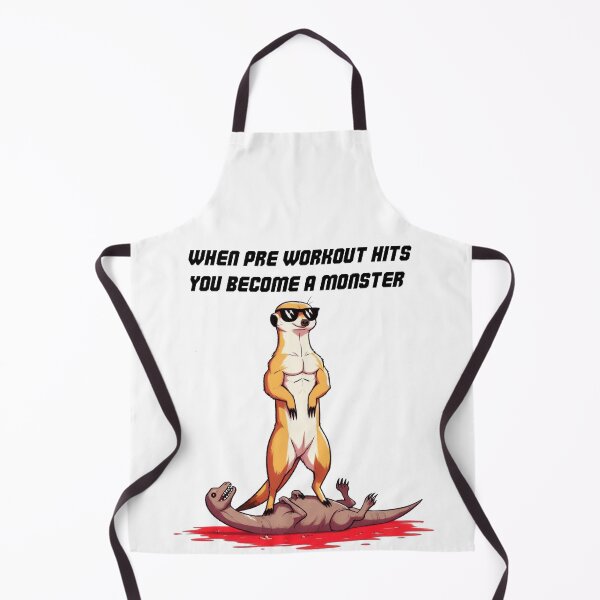 Item preview, When Pre Workout Hits: Muscle Meerkat designed and sold by LemuellTrends.