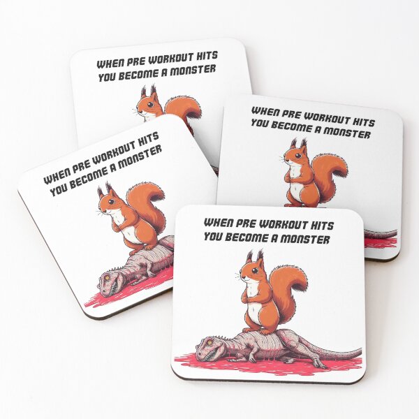 Item preview, When Pre Workout Hits: Muscle Squirrel designed and sold by LemuellTrends.