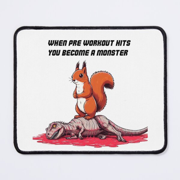 Item preview, When Pre Workout Hits: Muscle Squirrel designed and sold by LemuellTrends.