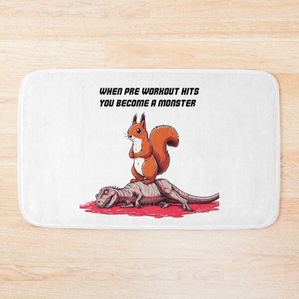 Item preview, When Pre Workout Hits: Muscle Squirrel designed and sold by LemuellTrends.