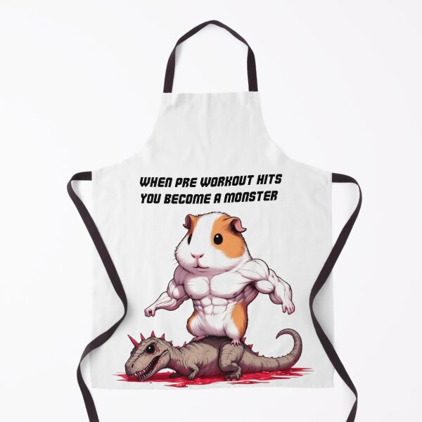 Item preview, When Pre Workout Hits: Muscle Guinea pig designed and sold by LemuellTrends.