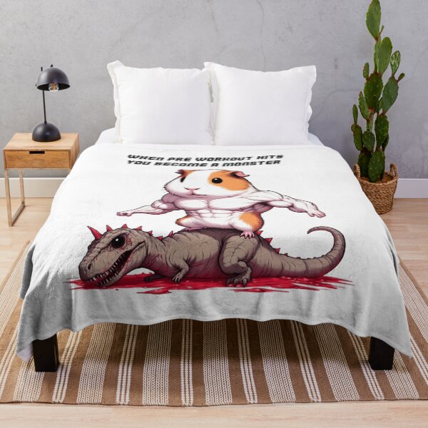 Item preview, When Pre Workout Hits: Muscle Guinea pig designed and sold by LemuellTrends.