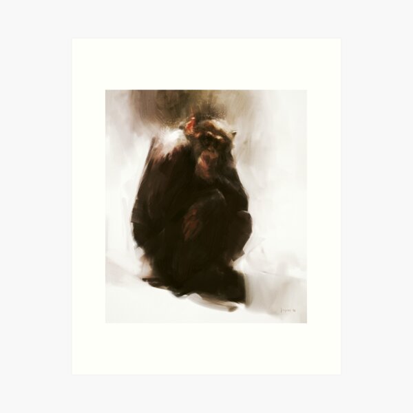 Ape Art Print