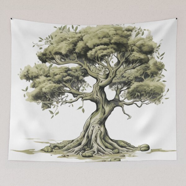 Item preview, The Greek Olive Tree designed and sold by NostosArt.