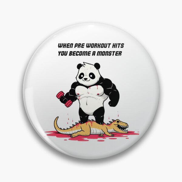 Item preview, When Pre Workout Hits: Muscle Panda designed and sold by LemuellTrends.