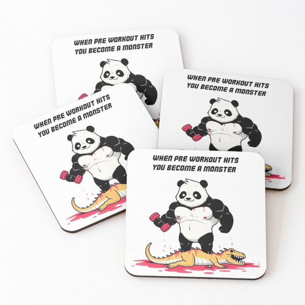 Item preview, When Pre Workout Hits: Muscle Panda designed and sold by LemuellTrends.