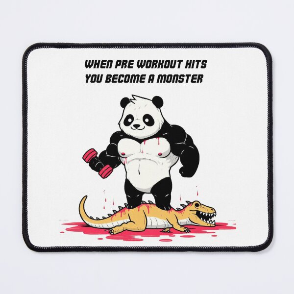 Item preview, When Pre Workout Hits: Muscle Panda designed and sold by LemuellTrends.