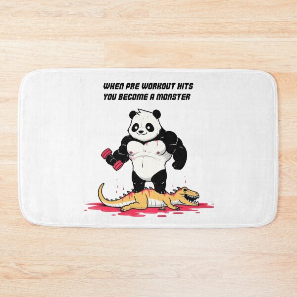 Item preview, When Pre Workout Hits: Muscle Panda designed and sold by LemuellTrends.