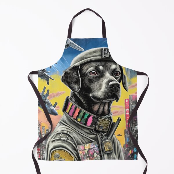 Item preview, Rainbow Rambo Fighter Pilot Dog designed and sold by adena182.