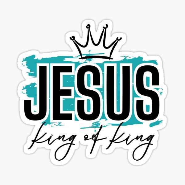 Item preview, Jesus King of King, Light blue Background designed and sold by MoriaStore.