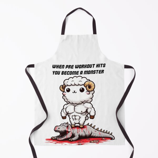Item preview, When Pre Workout Hits: Muscle Sheep designed and sold by LemuellTrends.