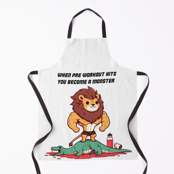 Item preview, When Pre Workout Hits: Muscle Lion designed and sold by LemuellTrends.