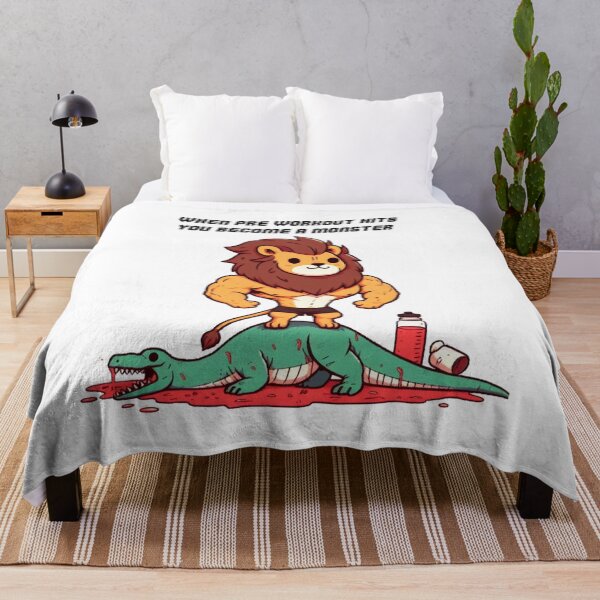 Item preview, When Pre Workout Hits: Muscle Lion designed and sold by LemuellTrends.