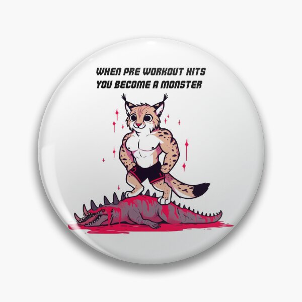 Item preview, When Pre Workout Hits: Muscle Lynx designed and sold by LemuellTrends.