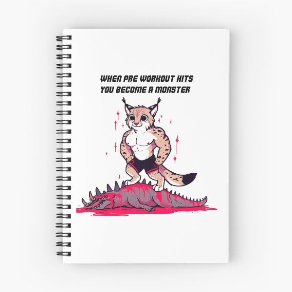 Item preview, When Pre Workout Hits: Muscle Lynx designed and sold by LemuellTrends.