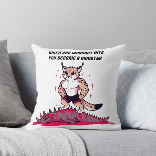 Item preview, When Pre Workout Hits: Muscle Lynx designed and sold by LemuellTrends.