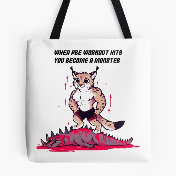 Item preview, When Pre Workout Hits: Muscle Lynx designed and sold by LemuellTrends.