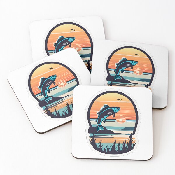 Item preview, Retro sunset fish designed and sold by Nightdrive88.