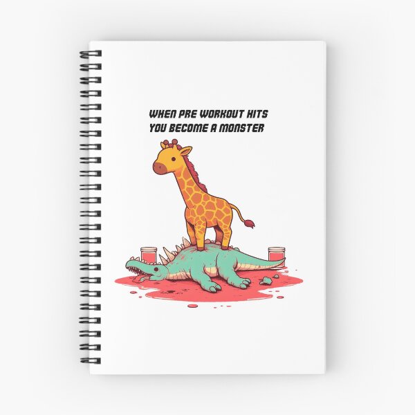 Item preview, When Pre Workout Hits: Muscle Giraffe designed and sold by LemuellTrends.