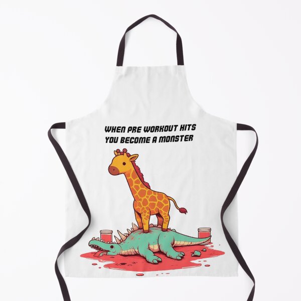 Item preview, When Pre Workout Hits: Muscle Giraffe designed and sold by LemuellTrends.