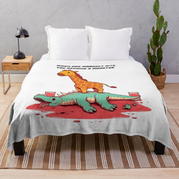 Item preview, When Pre Workout Hits: Muscle Giraffe designed and sold by LemuellTrends.