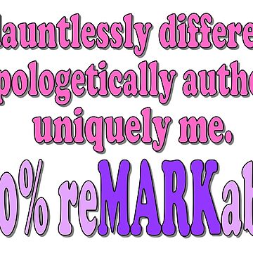Artwork thumbnail, 100% reMARKable by reMARKable-you