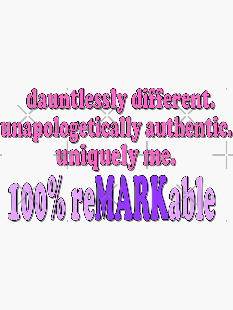 Thumbnail 3 of 3, Sticker, 100% reMARKable designed and sold by reMARKable-you.