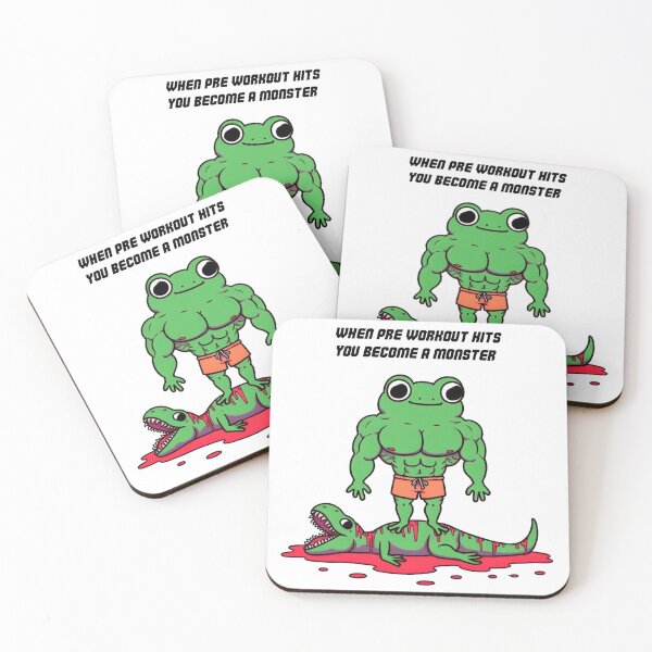 Item preview, When Pre Workout Hits: Muscle Frog designed and sold by LemuellTrends.