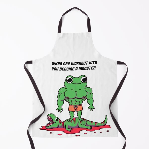 Item preview, When Pre Workout Hits: Muscle Frog designed and sold by LemuellTrends.
