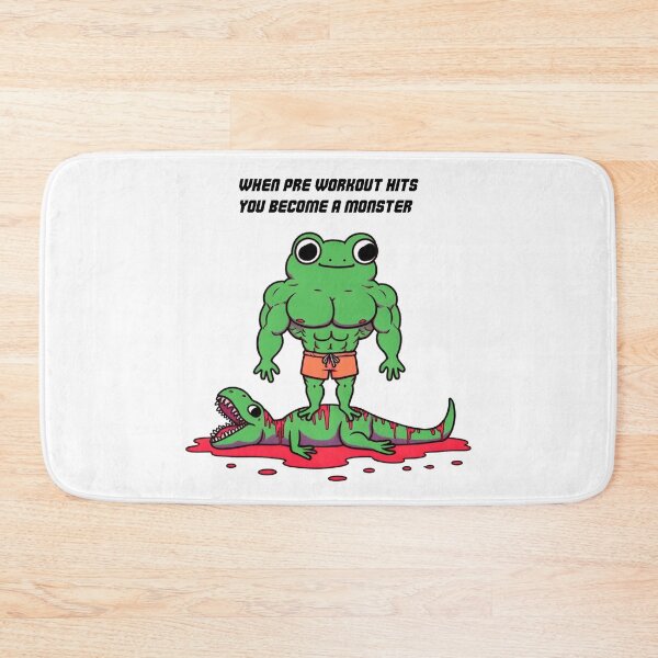 Item preview, When Pre Workout Hits: Muscle Frog designed and sold by LemuellTrends.