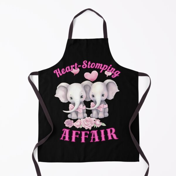 Item preview, Heart-Stomping Affair. elephant head designed and sold by ElephantVibes.